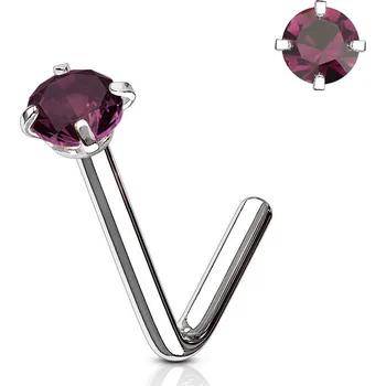 Piercing Šperky4U Zahnutý piercing do nosu - N0173-A