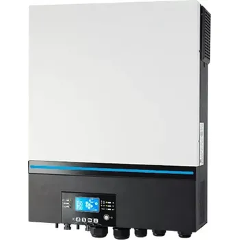 solární měnič Kombi měnič Axpert MAX E 48V 11000W 230V (Kombinovaný měnič se dvěma vstupy MPPT regulátoru s možností napájení z veřejné sítě nebo agregátu)