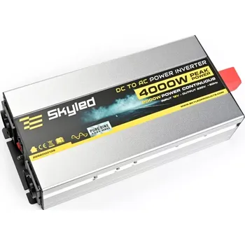 Měnič napětí Měnič napětí Skyled 12V/230V, 4000W (2000W trvalý), čistý Sinus
