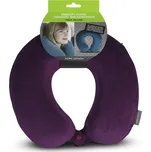 WORLDPACK TRAVEL PILLOW cestovní polštář z paměťové pěny - fialový