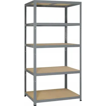 Dílenský regál REGÁL 250 kg police 180 cm 90 cm 45 cm kovový pozink sklad garáž sklep