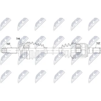 Hnací hřídel - poloosa NTY NPW-HY-660