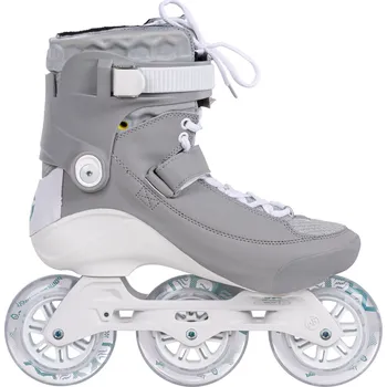 Kolečkové brusle Powerslide Swell Glacier Lake 100 - 3D Adapt Kolečkové brusle bílá / šedá, UK 10, EU 45, 28,9 cm