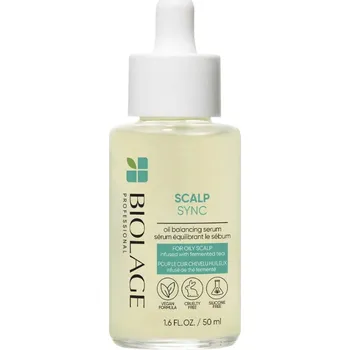 Vlasová regenerace Biolage ScalpSync Oil Balancing Serum bezoplachové vlasové sérum pro rovnováhu mastné pokožky hlavy 50 ml