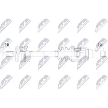 Poloosa kola Hnací hřídel - poloosa NTY NPW-PL-189