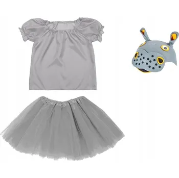 Karnevalový kostým KOSTÝM HROCH ČEPICE SUKNĚ HROŠÍK 98-110