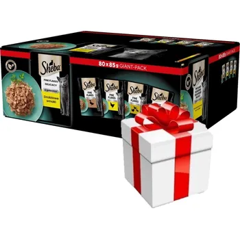 Krmivo pro kočku SHEBA sáčky 80x85g Delicacy Poultry flavours + Překvapení pro kočku
