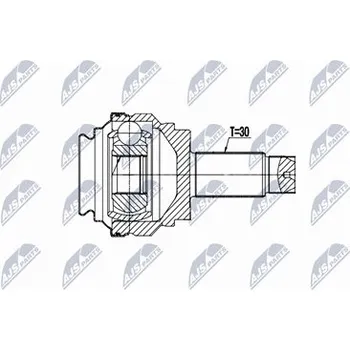 Poloosa kola Sada kloubů pro hnací hřídel NTY NPZ-BM-031
