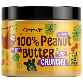 OstroVit 100% Peanut Butter, 500 g Druh: Crunchy