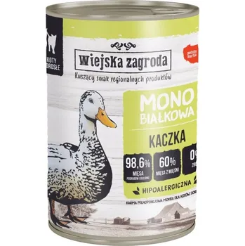 Krmivo pro kočku Wiejska Zagroda mokré krmivo pro kočky Kachna 400g Monoproteinové
