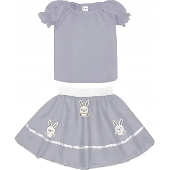 Karnevalový kostým KOSTÝM ZAJÍČEK SUKNĚ HALENKA JARO ZVÍŘÁTKA 116-128 2 díly