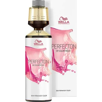 Barva na vlasy Wella Professionals Perfecton semi-permanentní barevné osvěžení a lesk 250 ml, /5 Mahagon, EXP. 09/2025