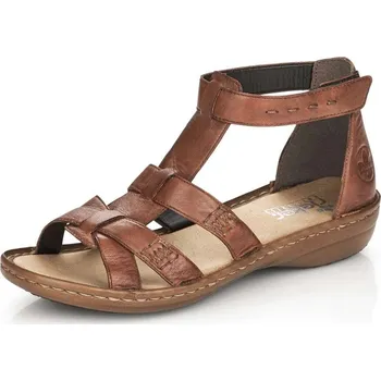 Dámské sandále Dámské sandály RIEKER 60860-24 hnědá S6 38