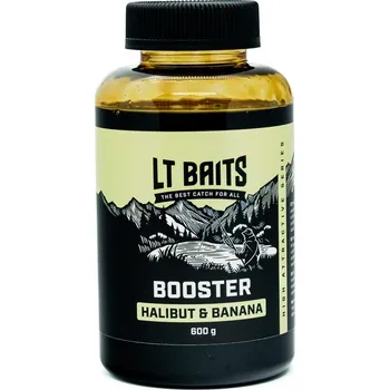 Návnadové aroma Booster LT Baits Halibut & Banana 600 g