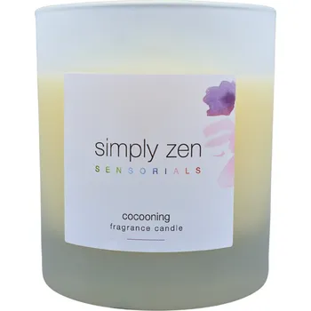 Svíčka Simply Zen Sensorials Cocooning Fragrance Candle vonná svíčka s klidnou květinovou vůní 240 g