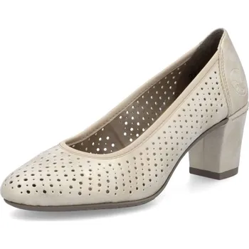 Dámská móda Dámské lodičky RIEKER 41057-60 BEIGE F/S6 38