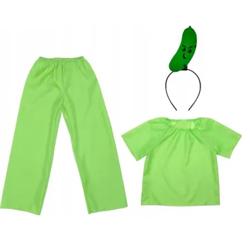 Karnevalový kostým KOSTÝM OKURKA ZELENINA OKURKA OBLEČEK 116-128