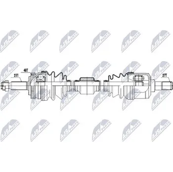 Poloosa kola Hnací hřídel - poloosa NTY NPW-HY-648