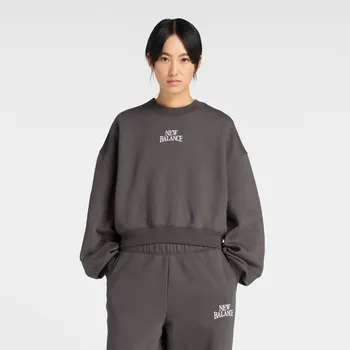 Dámská mikina Dámská mikina New Balance WT61935IABR – šedé