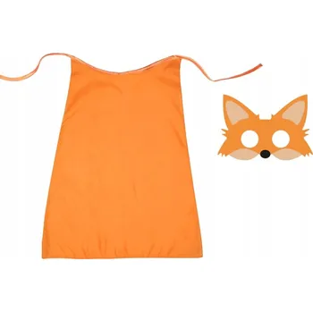 Karnevalový kostým KOSTÝM LIŠKA LIŠKA ORANŽOVÝ PLÁŠŤ 75cm 2dílný