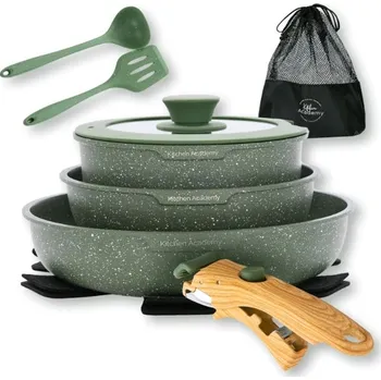 Sada nádobí Sada hrnců Kitchen Academy z hliníku 8 dílů