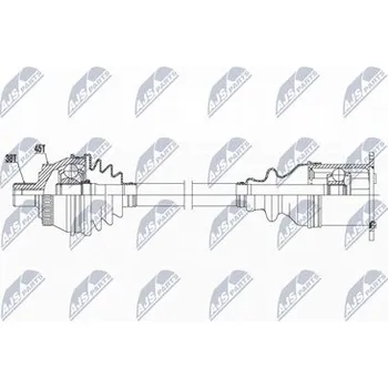 Poloosa kola Hnací hřídel - poloosa NTY NPW-AU-015