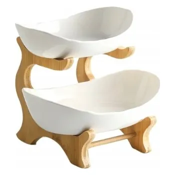 DVOUVRSTVÁ MÍSA NA OVOCE S ÚLOŽNÝM PROSTOREM BÍLÁ