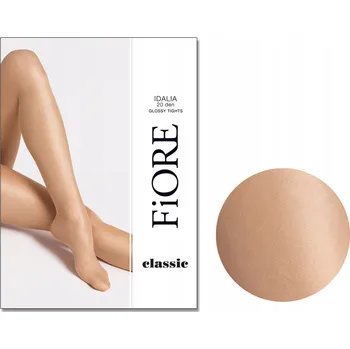 Dámské punčochy Punčocháče hladké Fiore 20den béžová light natural velikost 3