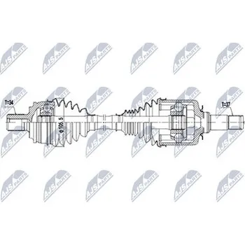 Poloosa kola Hnací hřídel - poloosa NTY NPW-ME-214
