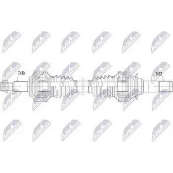 Poloosa kola Hnací hřídel - poloosa NTY NPW-AR-042