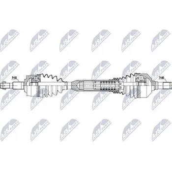Poloosa kola Hnací hřídel - poloosa NTY NPW-CH-170