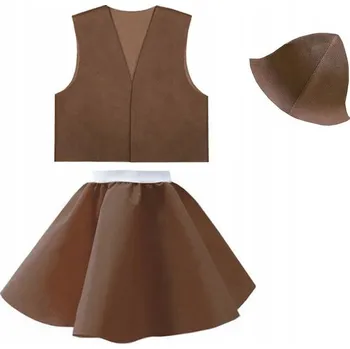 Karnevalový kostým Kostým Pastýř hnědý velikost 122-134 na vánoční besídku