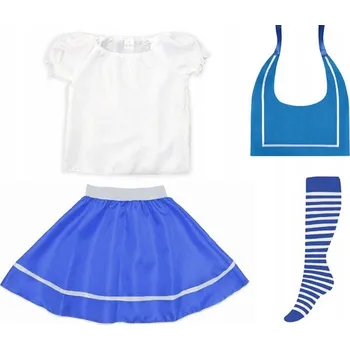 Karnevalový kostým KOSTÝM NÁMOŘNICE SUKNĚ HALENKA 98-110 4 díly