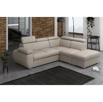 Sedací souprava FALCO Rohová sedací souprava Brooklyn V pravá béžová