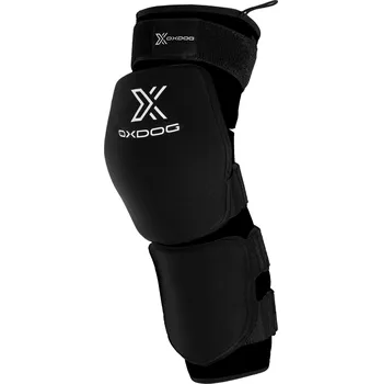 Florbalový chránič Oxdog Xguard Kneeguard Long Chrániče kolen L / XL, černá