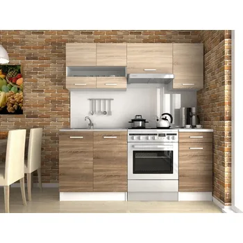 Kuchyňská linka FALCO Kuchyňská linka Lulu III 120/180 sonoma/tobaco