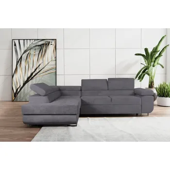 Sedací souprava FALCO Sedací souprava Lido levá šedý kronos