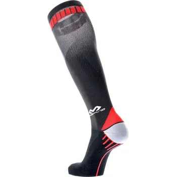 McDavid ACTIVE Elite Compression Socks Kompresní ponožky L, Black / Scarlet