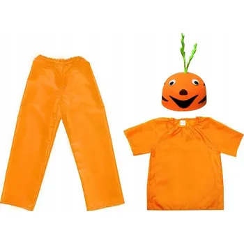 Karnevalový kostým KOSTÝM MRKVOVÉ KALHOTY HALENKA ČEPICE 98-110