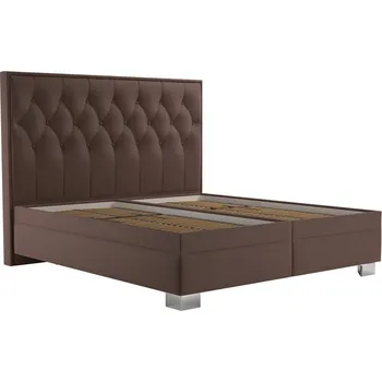 Postel BLANAŘ Čalouněná postel Kristina 180x200 hnědá