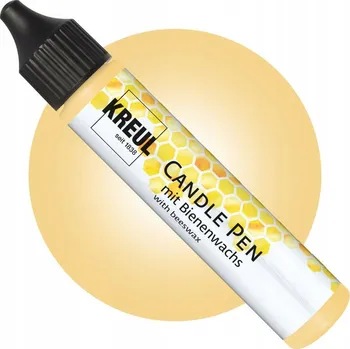 Svíčka Fix na svíčky Kreul Candle Pen ZLATÝ pro malování vosku, svíček a mýdel, zlatá barva