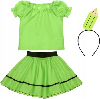 Pastelka PASTELKY NA DENNÍ KOSTÝM PASTELKY ZELENÉ 134-140 4ks