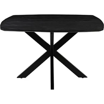 Jídelní stůl LABEL51 Jídelní stůl BLAKE černý 130x130 cm