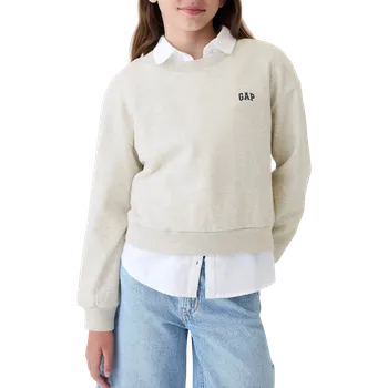 Pánská mikina Mikina s kapucí GAP Logo French Terry Crew 499111-00 Velikost S