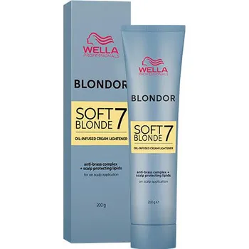 Barva na vlasy Wella Professionals Blondor Soft Blonde Cream zesvětlující krém 200 ml