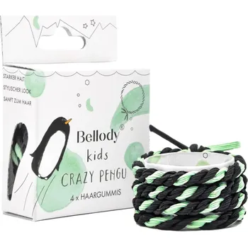 Bellody Kids gumička do vlasů pro děti 4 ks, Crazy Pengu