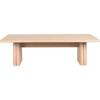 Konferenční stolek Dřevěný konferenční stolek JULE světlý 40x140 cm ME-70.046