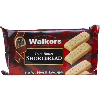 Čokoláda Pure Butter Shortbread- Tradiční máslové tyčinky 160g Walkers