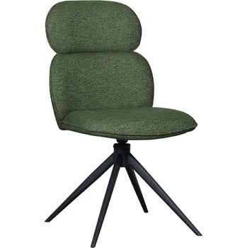 Jídelní židle LABEL51 Otočná jídelní židle FINN zelená