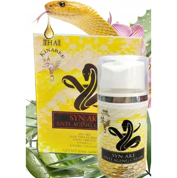 Pleťový krém Thajský Kinaree Syn-Ake Krém proti vráskám s jedy a aloe vera 50 ml